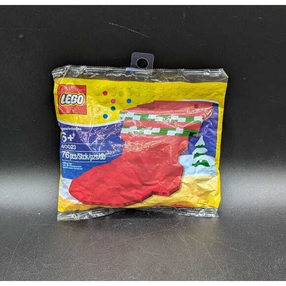 Lego Seasonal 40023 Santa's Red Holiday Stocking Xmas Polybag Set Retired Sealed - Picture 1 of 2